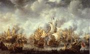 REMBRANDT Harmenszoon van Rijn The Battle of Ter Heide,10 August 1653 painting